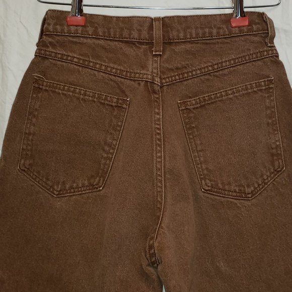 🍁Original Land's End Brown colored 100% cotton jean. - Picture 4 of 7